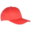 Poly Cotton Cap - red